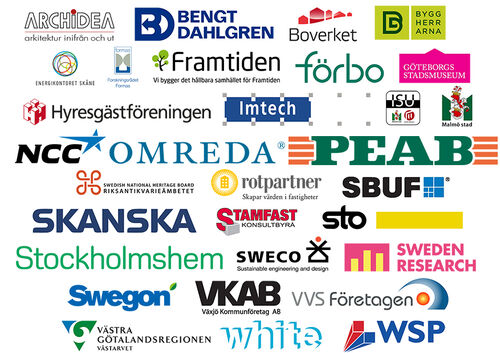 Logotyper för inblandade aktörer i projektet.